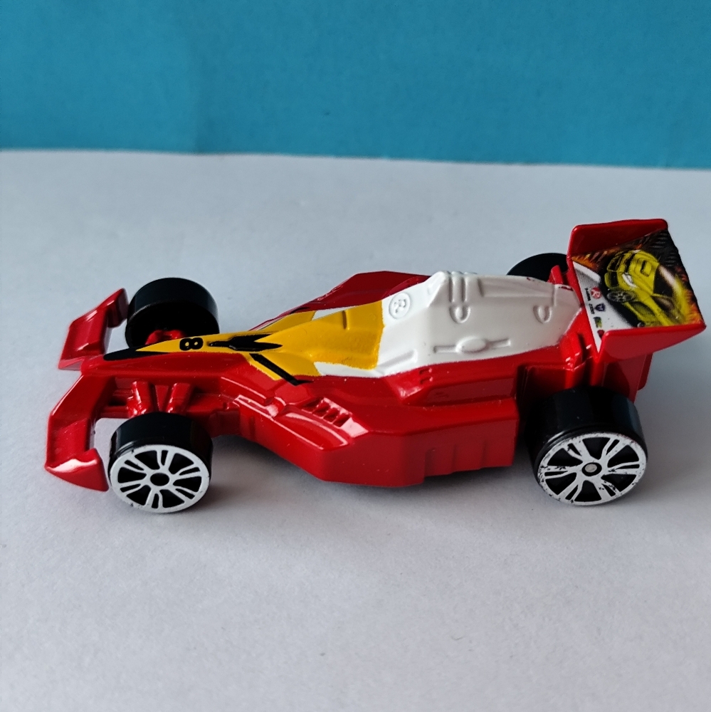 Motor Max Dyna City Formula-1 F1 Turbocharged Red Die Cast Toy Race Car